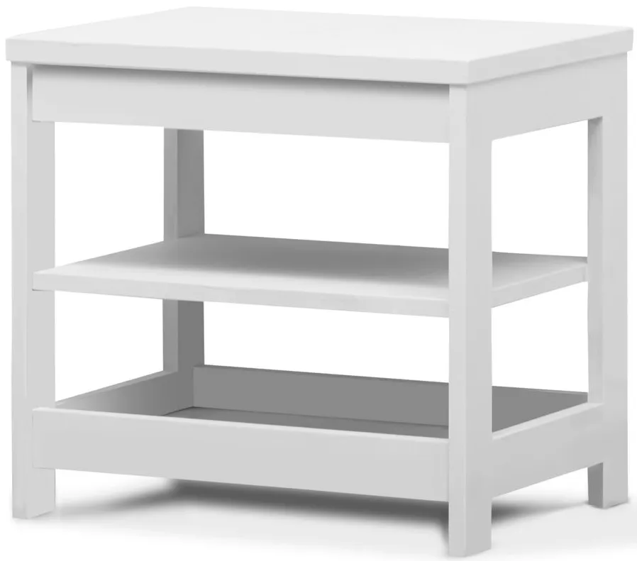 Sierra Nightstand in White by Sorelle Furniture