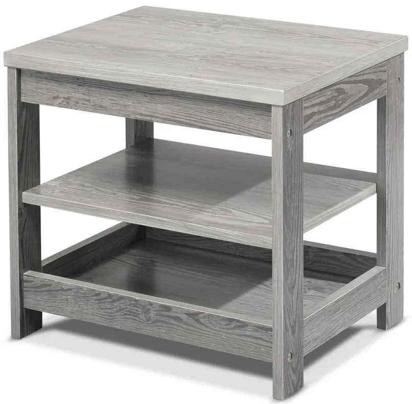 Sierra Nightstand in Panel Gray by Sorelle Furniture