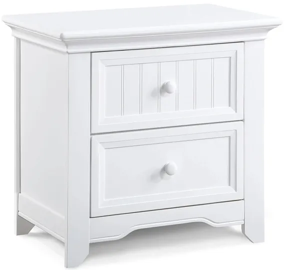 Winchester Nightstand in White by Heritage Baby