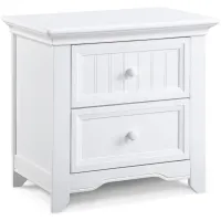 Winchester Nightstand in White by Heritage Baby