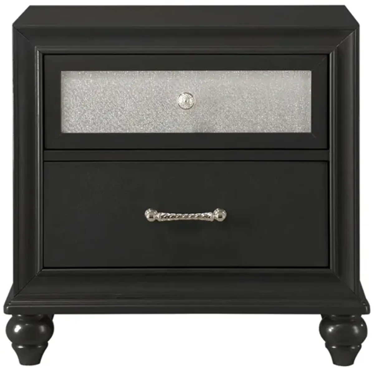 Lila Nightstand in Black by Crown Mark