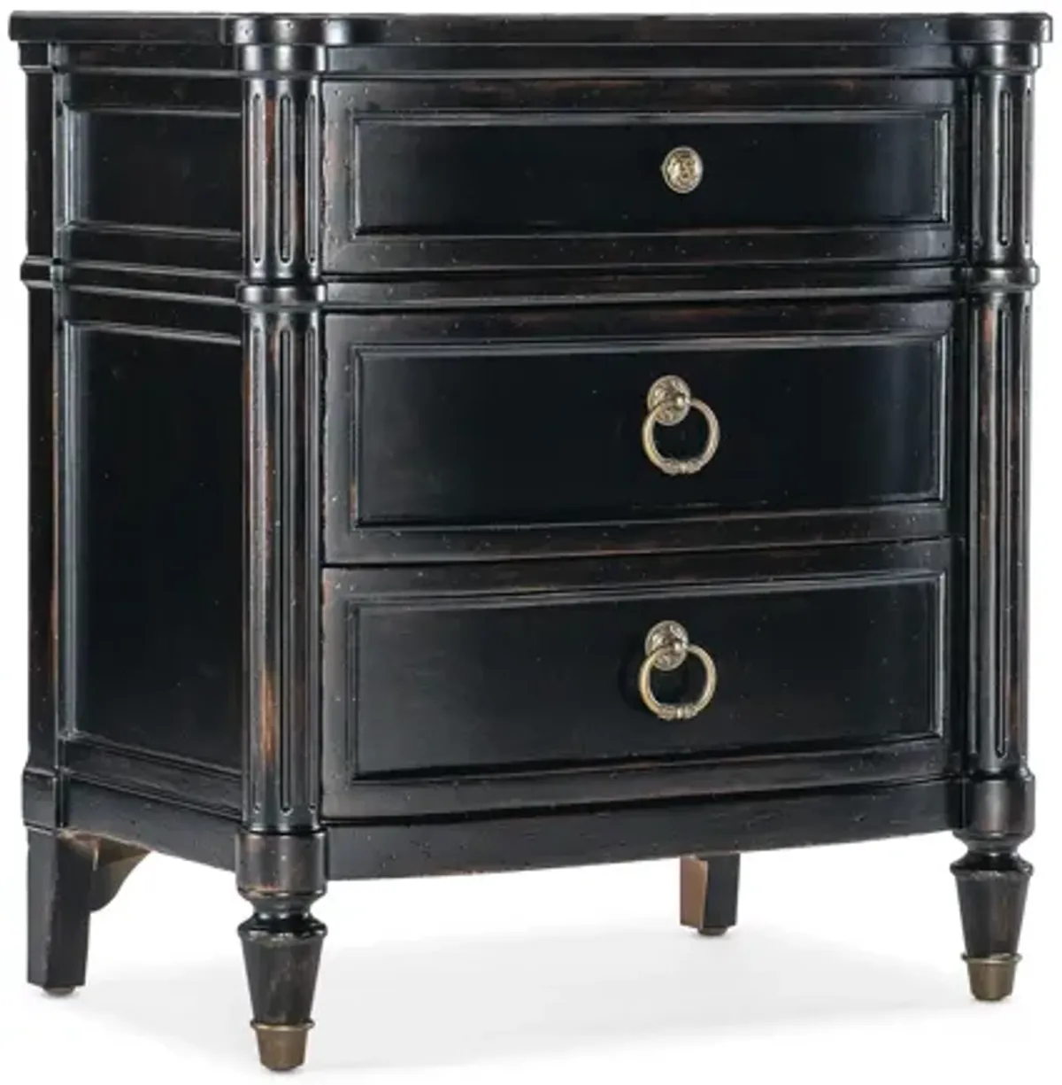 Charleston Three-Drawer Nightstand