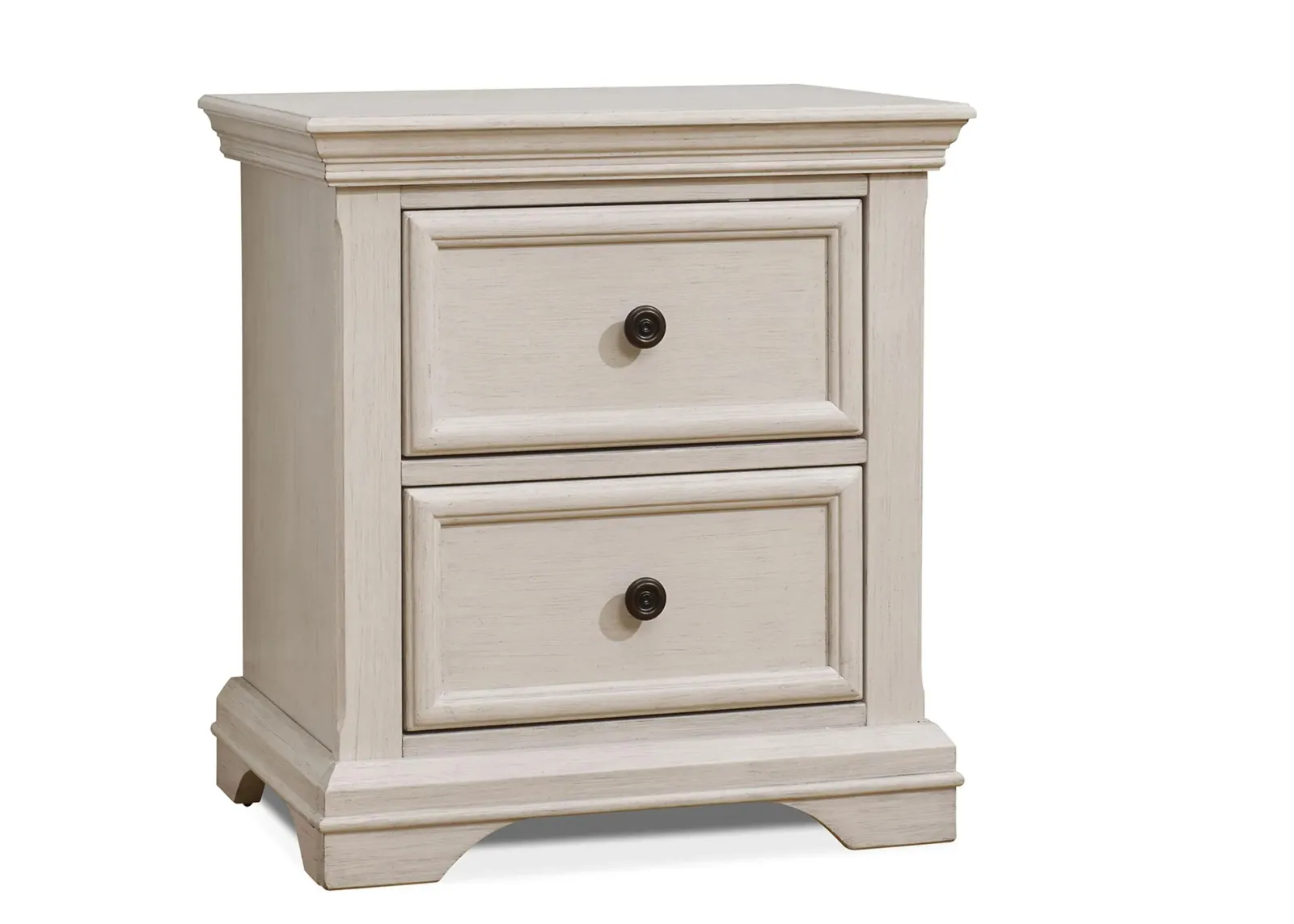 Portofino Nightstand in Brushed Ivory by Sorelle Furniture