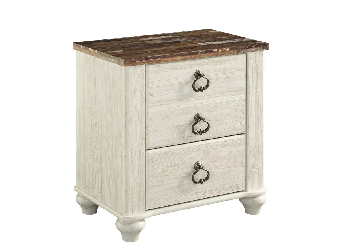 Collingwood Nightstand in Whitewash by Ashley Furniture