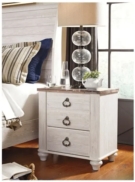 Collingwood Nightstand in Whitewash by Ashley Furniture