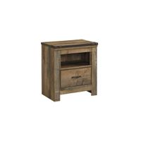 Braydon 1 Drawer Nightstand w/ USB Charging in Brown by Ashley Furniture