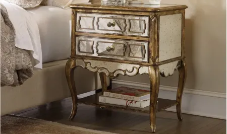 Sanctuary Mirrored Nightstand in Bling / Mirrored by Hooker Furniture