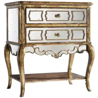 Sanctuary Mirrored Nightstand in Bling / Mirrored by Hooker Furniture