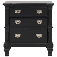 Asher Nightstand in Black by Bellanest