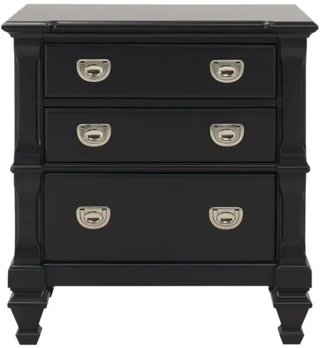 Asher Nightstand in Black by Bellanest