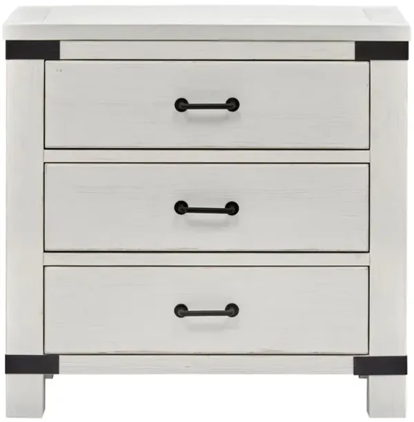 Harper Springs Nightstand w/Metal Accent