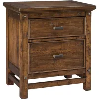 Wolf Creek Nightstand in Vintage Acacia by Intercon