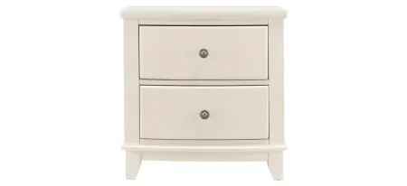 Kylie Youth Nightstand in Cream by Bellanest