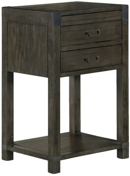 Abington Nightstand in Weathered Charcoal by Magnussen Home
