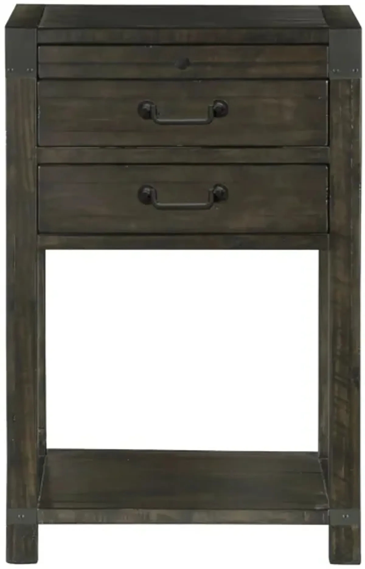 Abington Nightstand in Weathered Charcoal by Magnussen Home