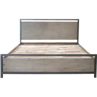 Irondale King Bed in Brown, Gray by LH Imports Ltd