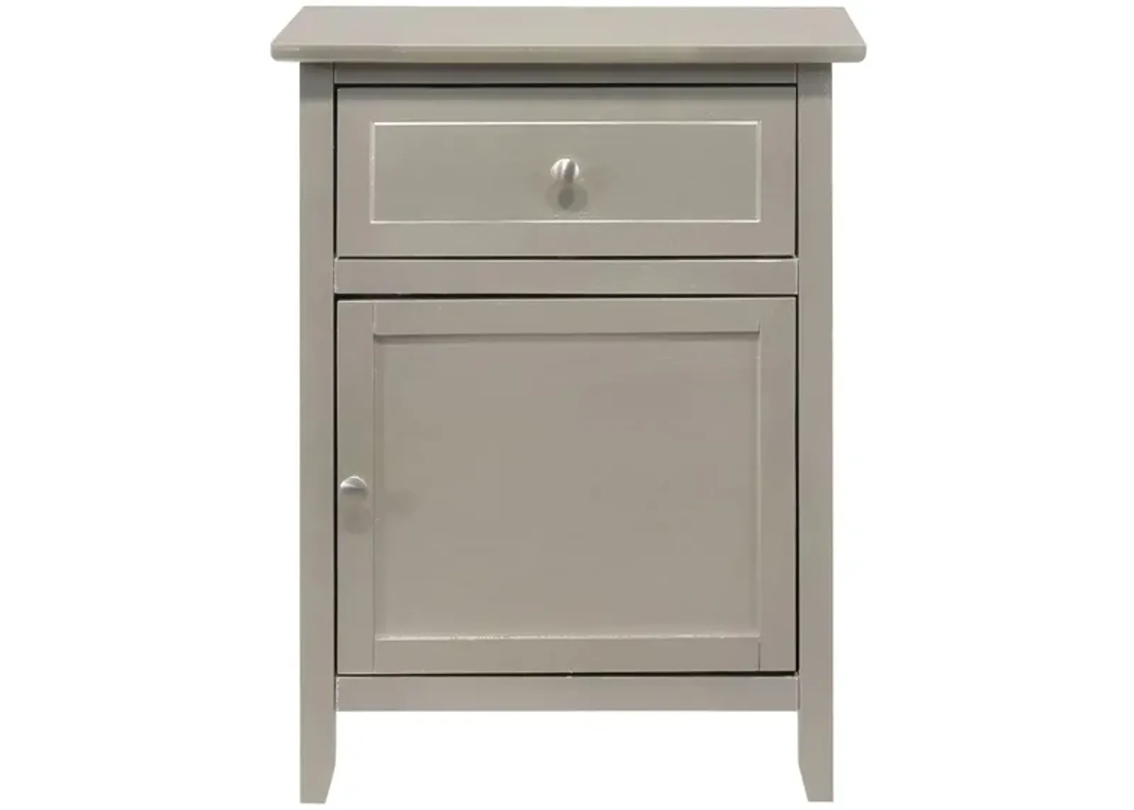 Izzy Bedroom Nightstand in Silver Champagne by Glory Furniture