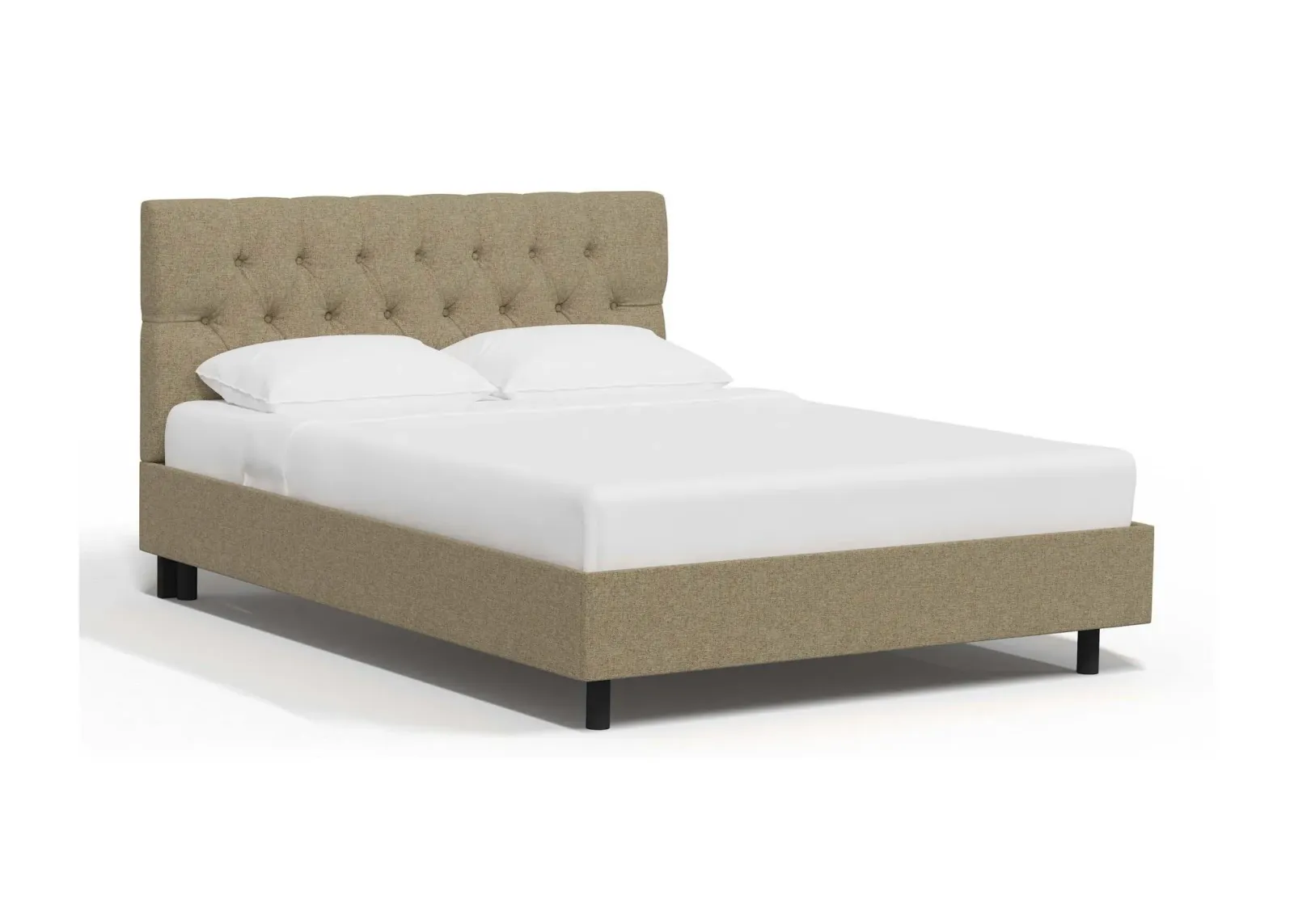 Blanchard Platform Bed in Zuma Linen by Skyline