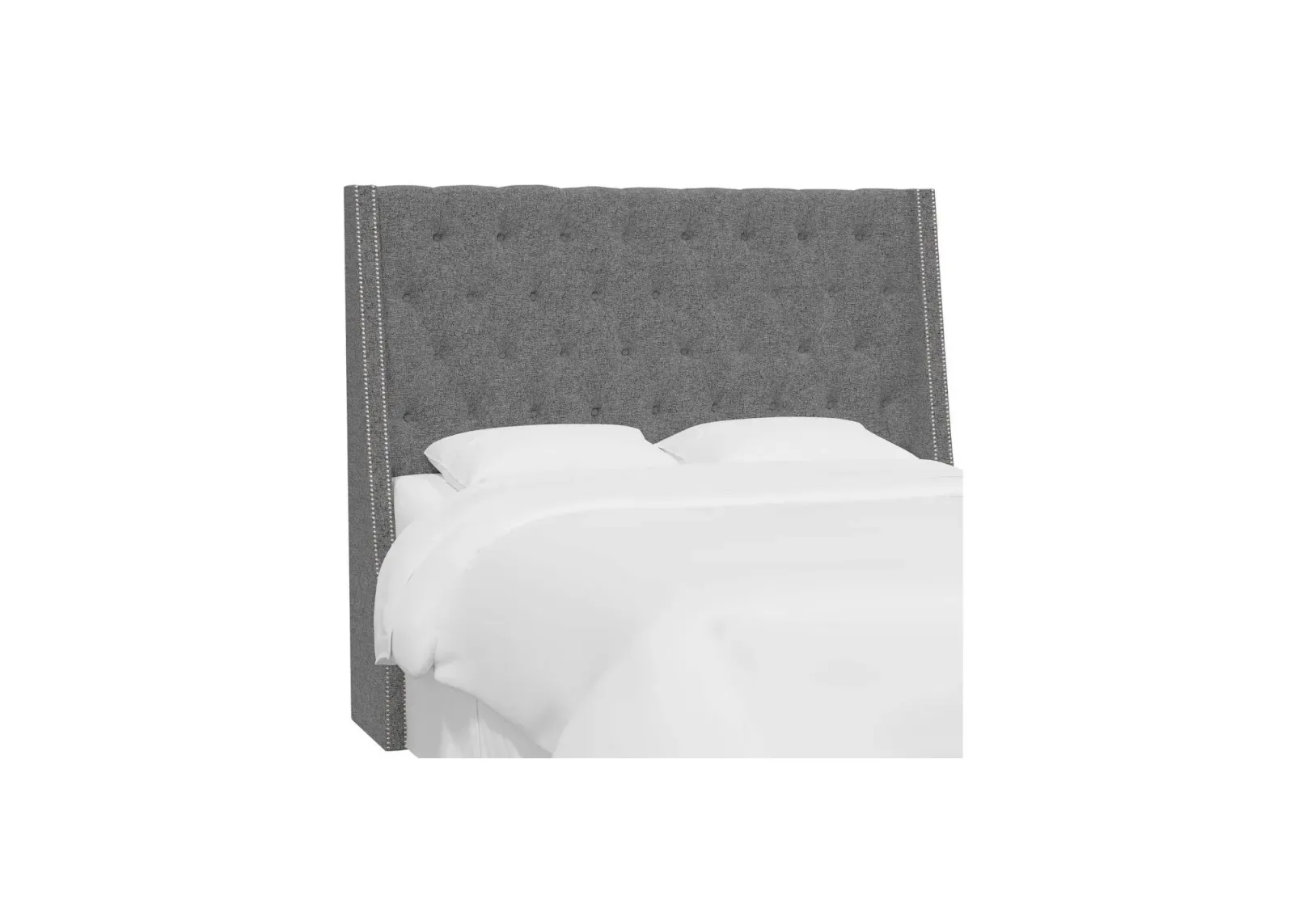 Sheridan Wingback Headboard in Zuma Pumice by Skyline