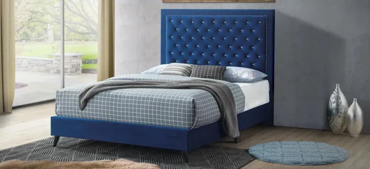 Alba Upholstered Panel Bed