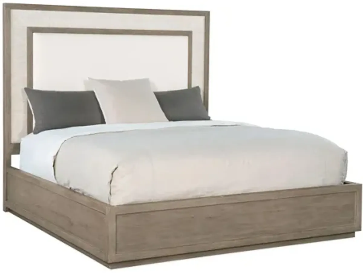 Serenity Upholstered California King Panel Bed