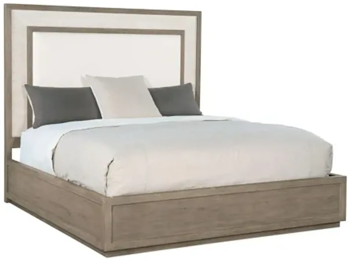 Serenity Upholstered King Panel Bed