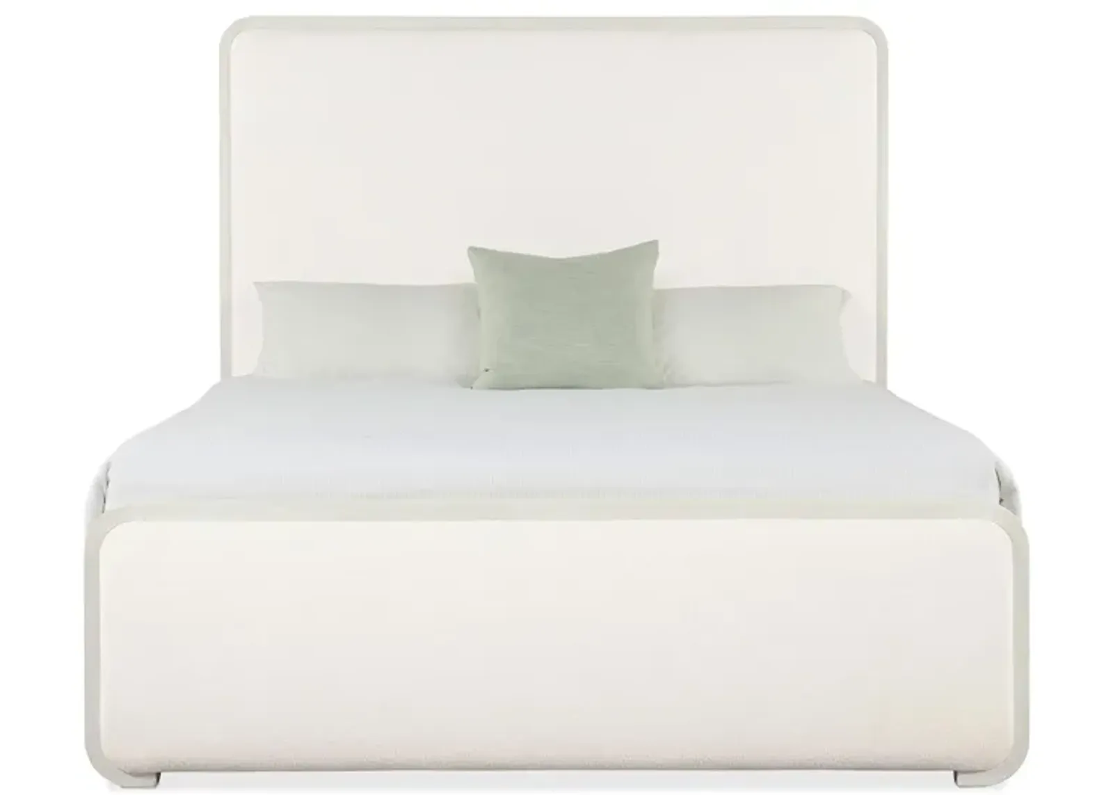 Serenity Upholstered California King Panel Bed in Sand Dollar by Hooker Furniture