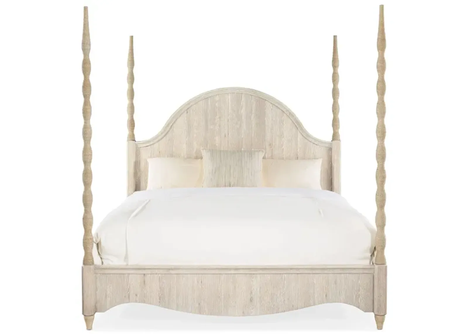 Serenity California King Poster Bed in Neptune Surf by Hooker Furniture