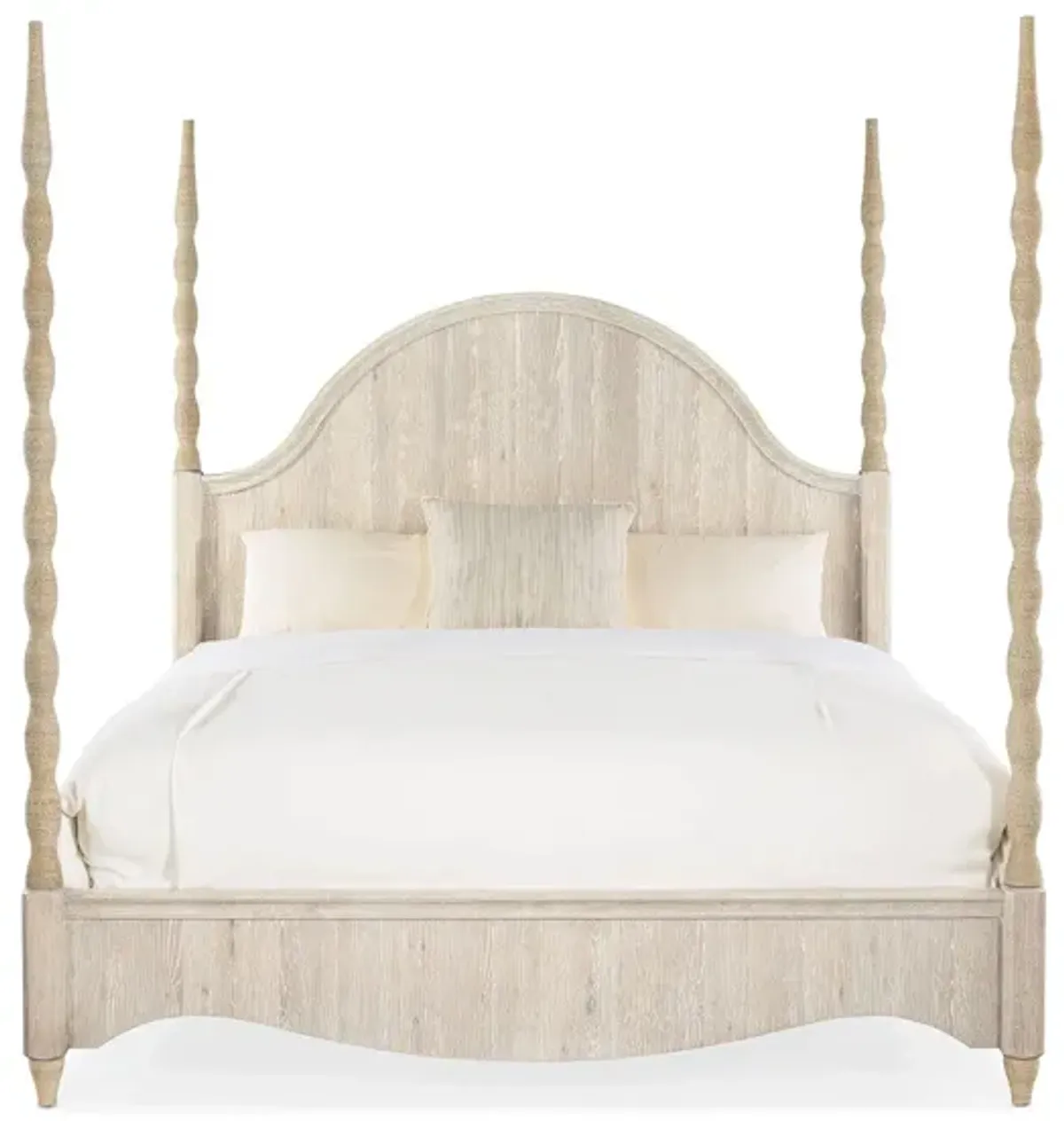 Serenity California King Poster Bed in Neptune Surf by Hooker Furniture