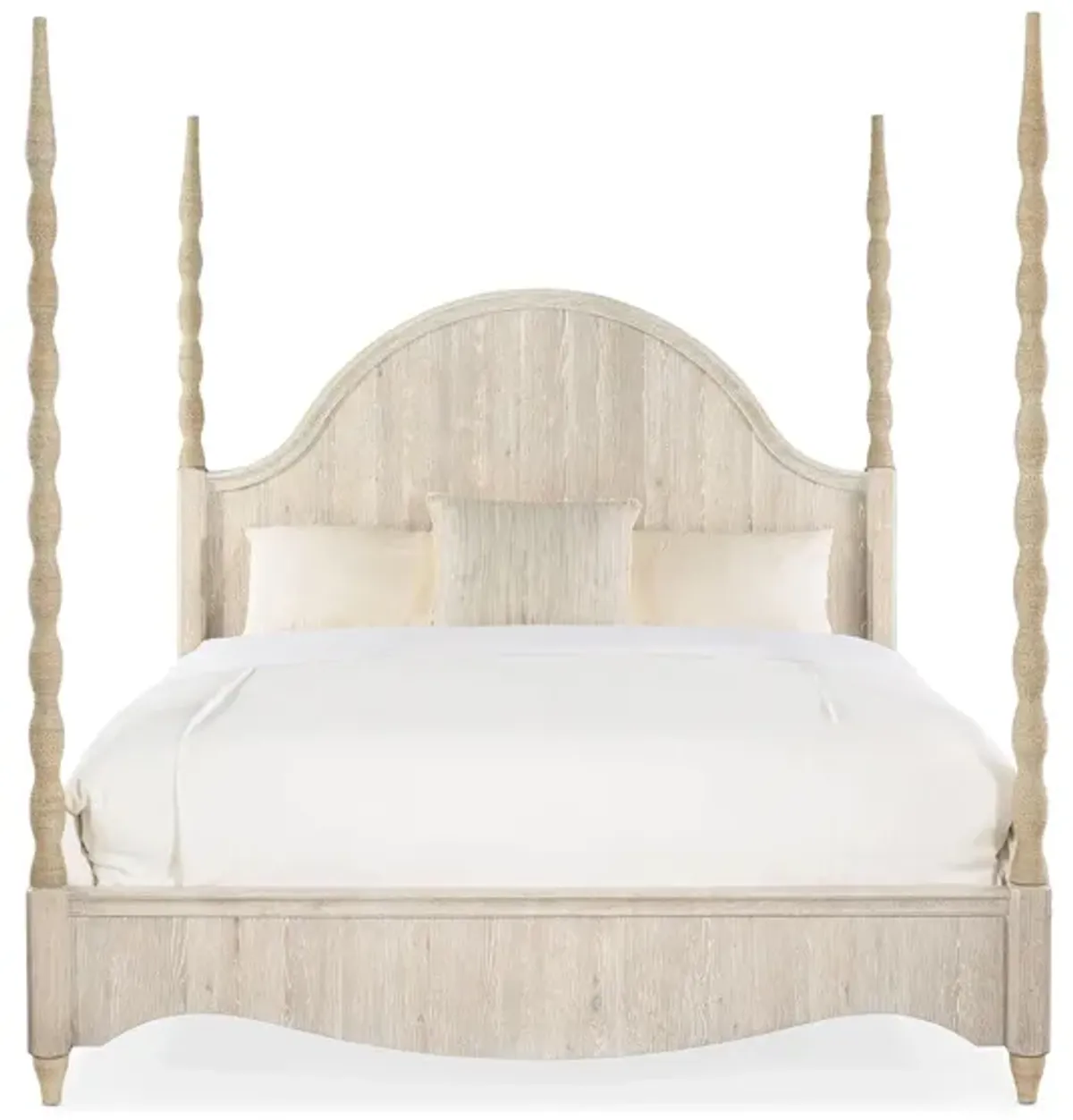 Serenity King Poster Bed in Neptune Surf by Hooker Furniture