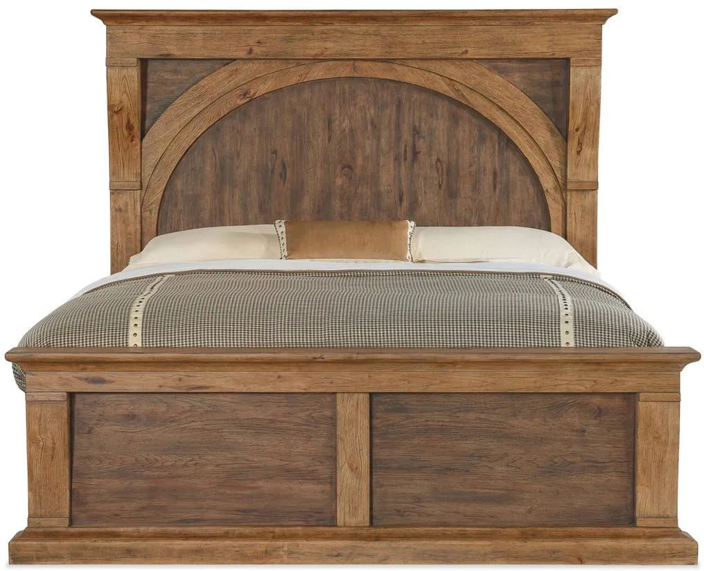 Big Sky California King Corbel Bed in Vintage Natural by Hooker Furniture