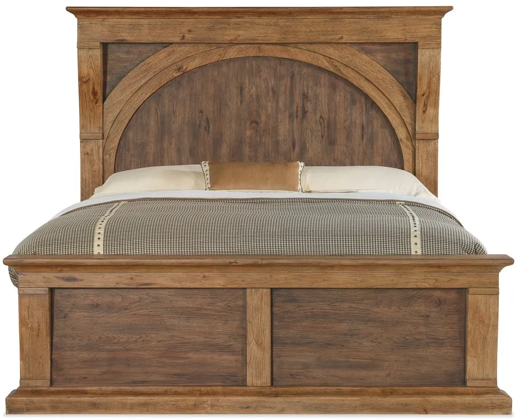 Big Sky King Corbel Bed in Vintage Natural by Hooker Furniture
