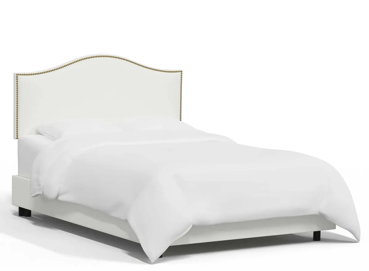 Alexander Bed in Zuma White by Skyline