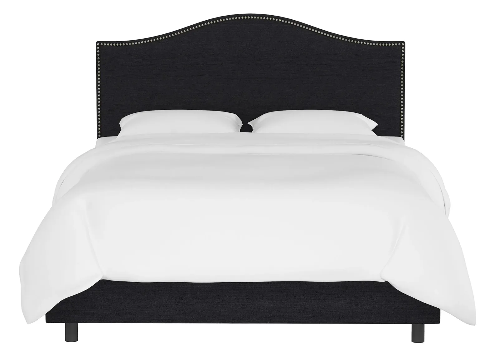 Alexander Bed in Linen Black by Skyline