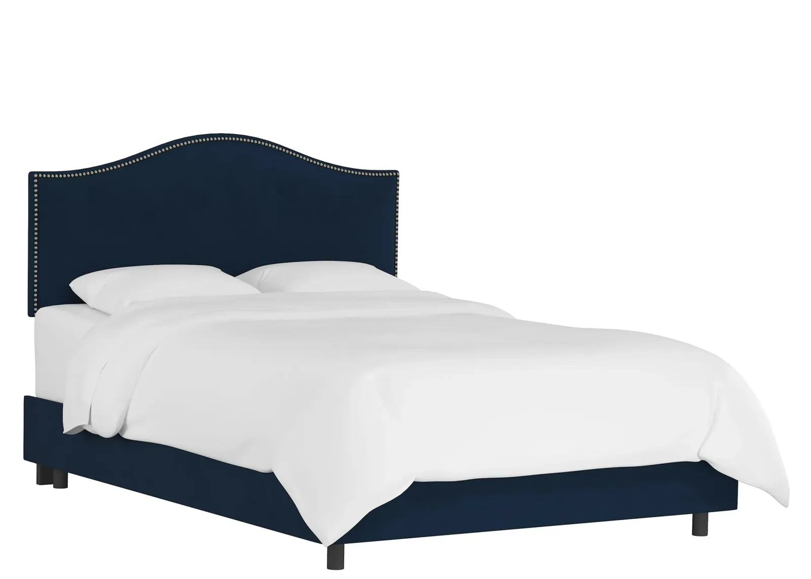 Alexander Bed in Velvet Ink by Skyline