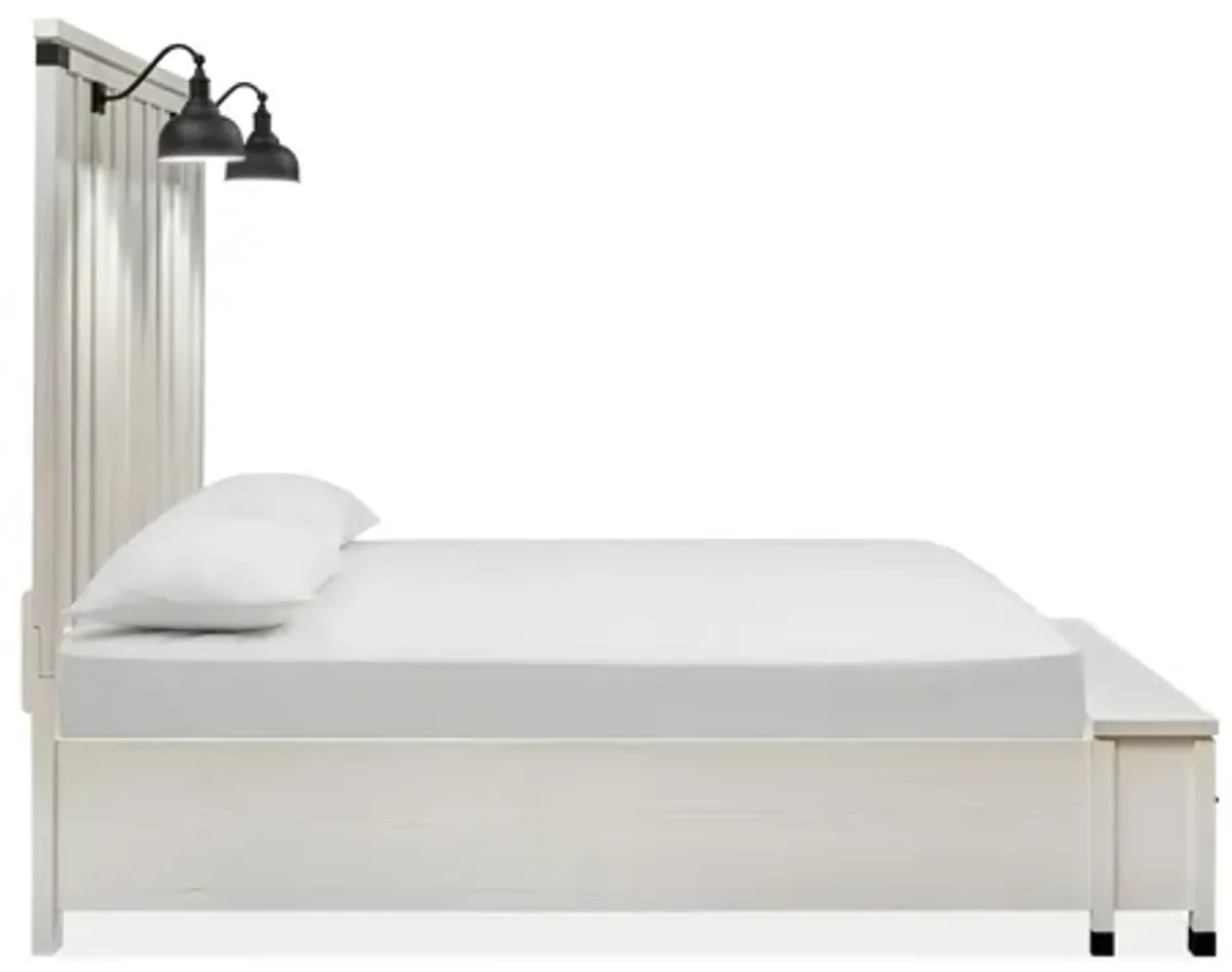 Harper Springs Panel Storage Bed with Lighting