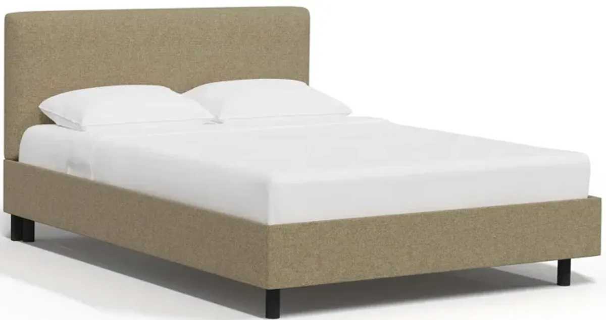 Valerie Platform Bed in Zuma Linen by Skyline