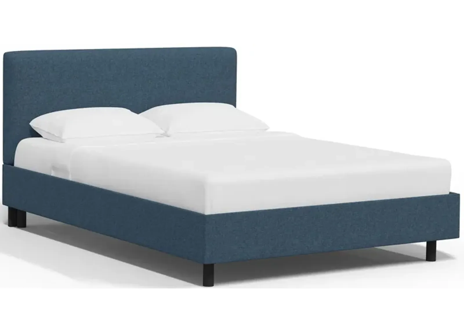 Valerie Platform Bed in Zuma Navy by Skyline