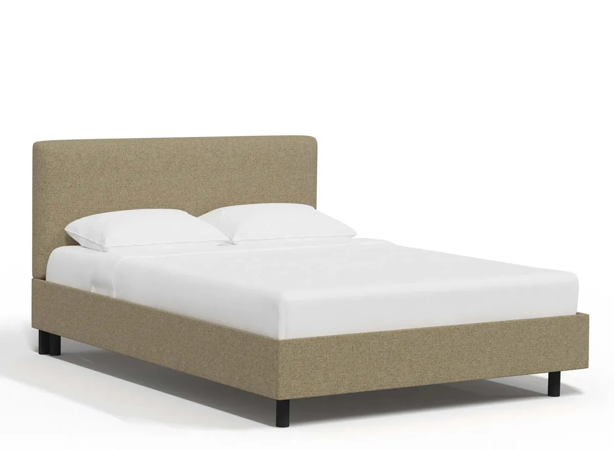 Valerie Platform Bed in Zuma Linen by Skyline