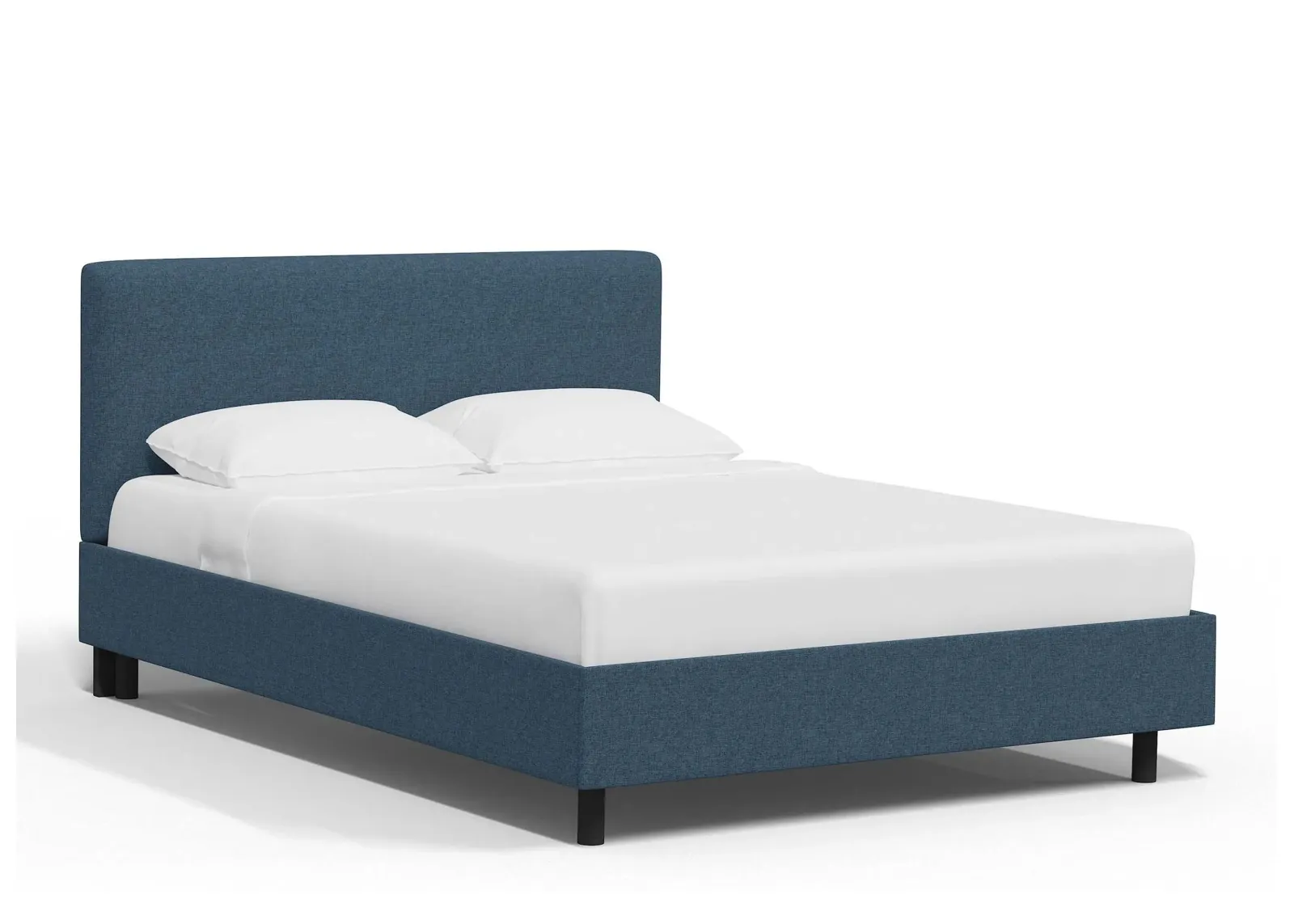 Valerie Platform Bed in Zuma Navy by Skyline