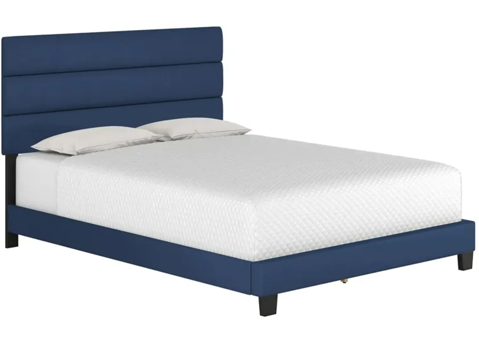 Parker Faux Leather Platform Bed