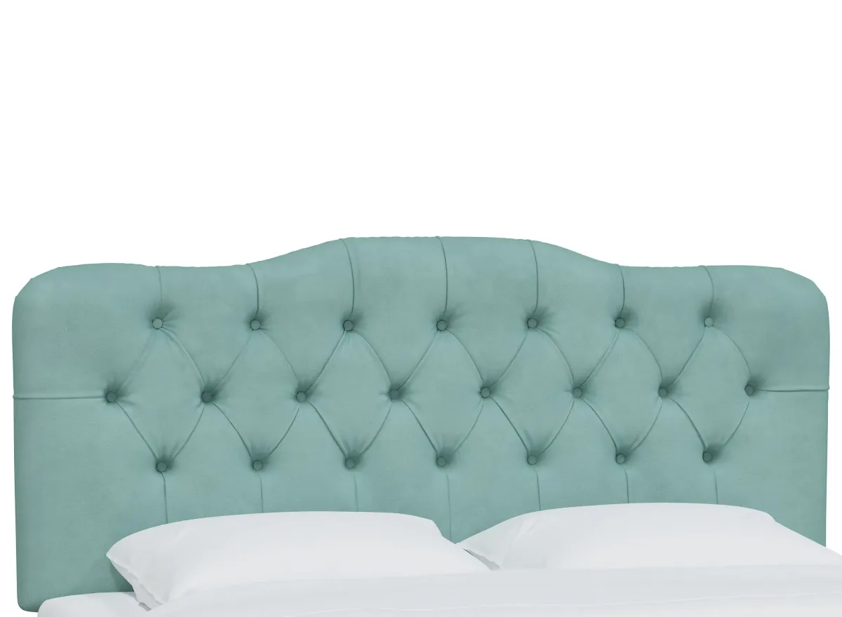 Argona Headboard in Velvet Caribbean by Skyline