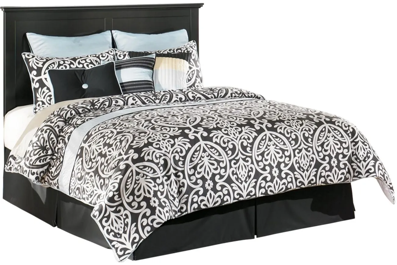 Maribel King/California Panel Headboard in Black by Ashley Furniture