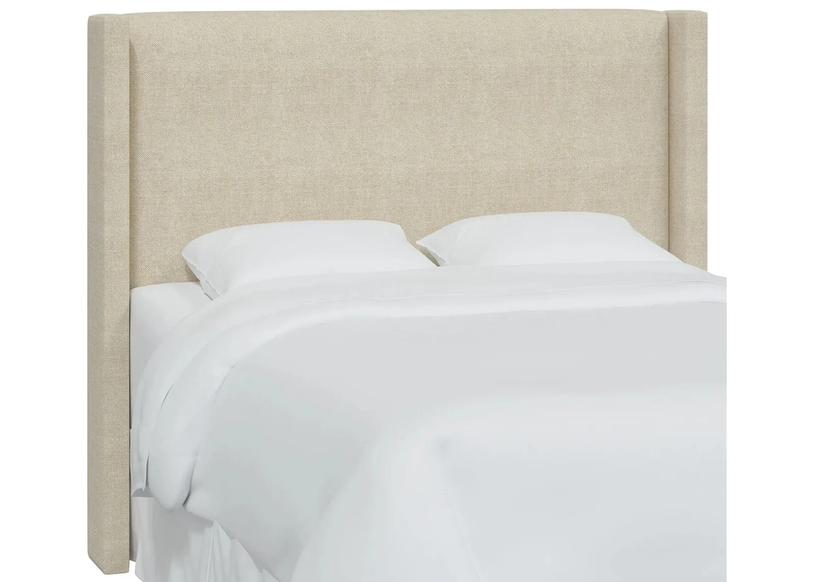 Hayley Wingback Headboard in Milsap Canvas by Skyline