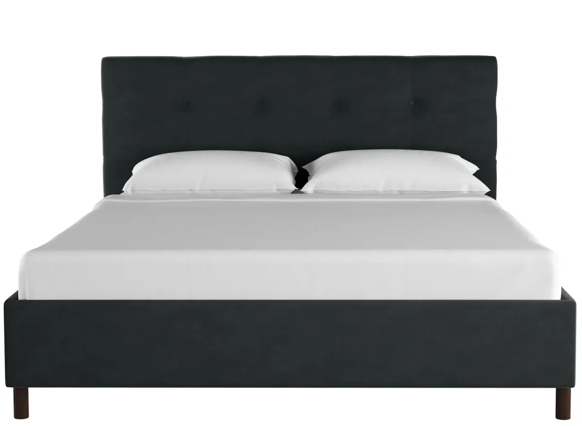 Nathan Platform Bed in Premier Black by Skyline