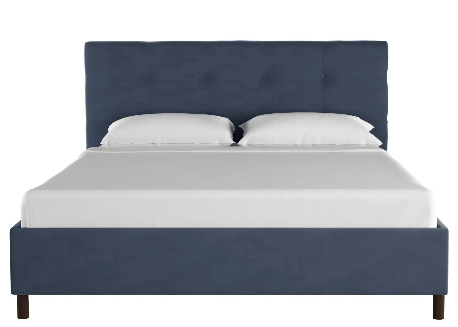 Nathan Platform Bed in Premier Lazuli Blue by Skyline