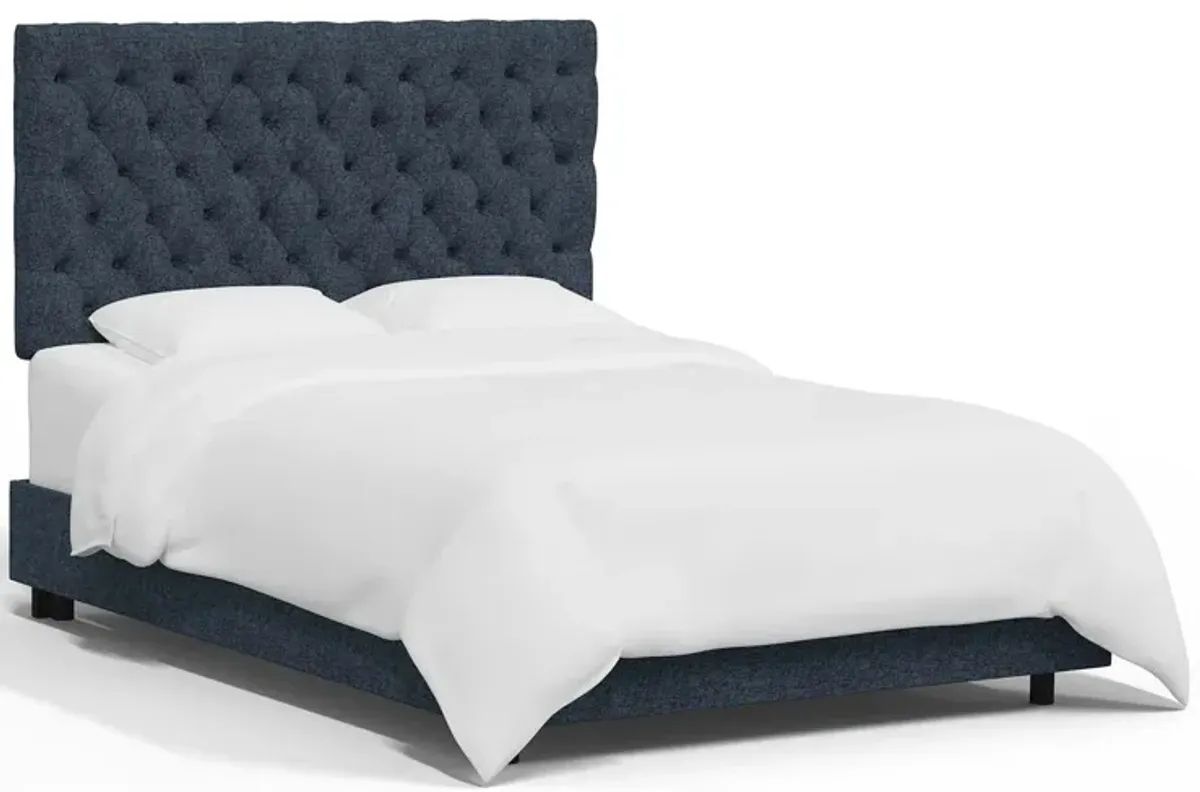 Queensbury Bed in Zuma Navy by Skyline