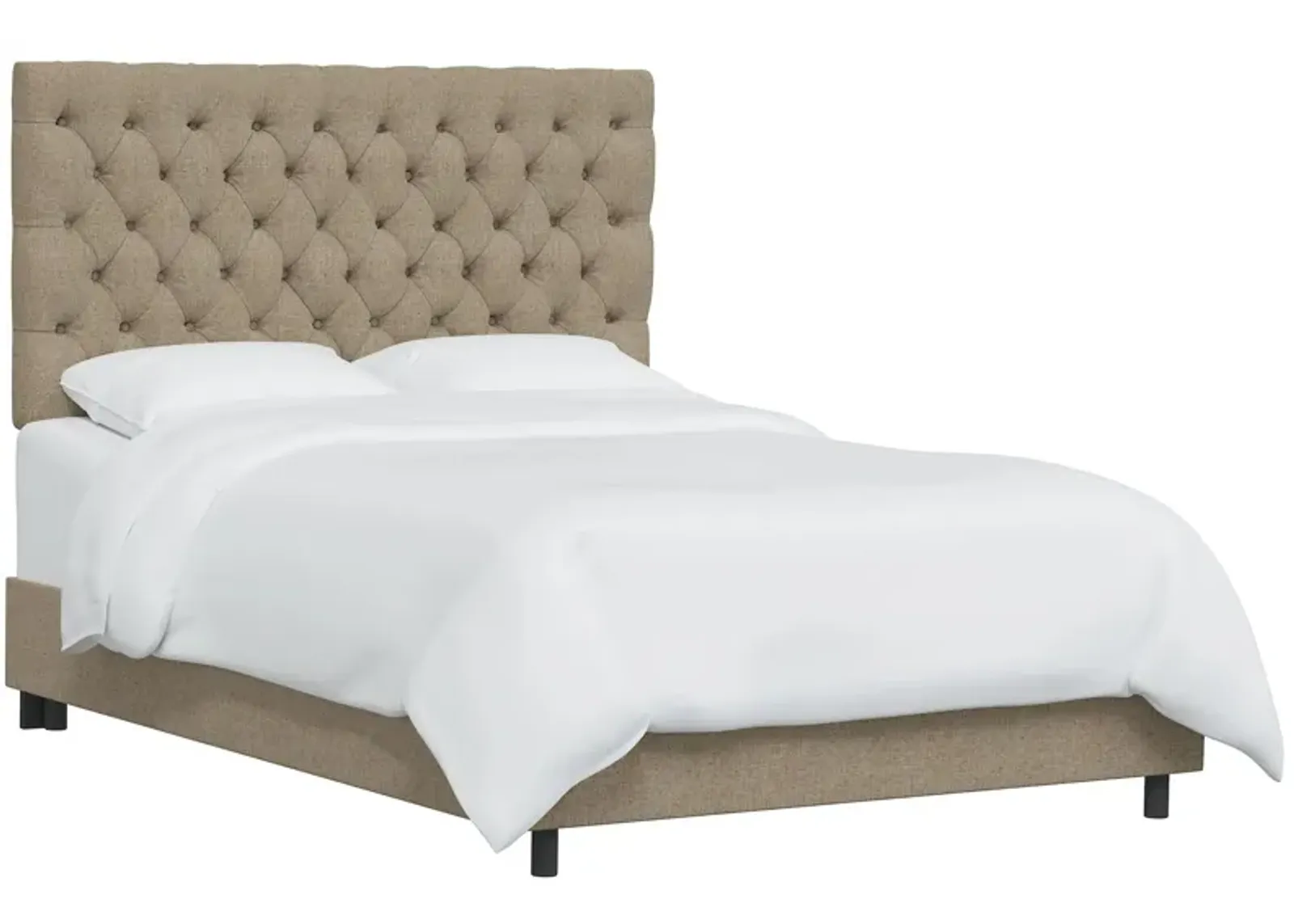 Queensbury Bed in Linen Sandstone by Skyline