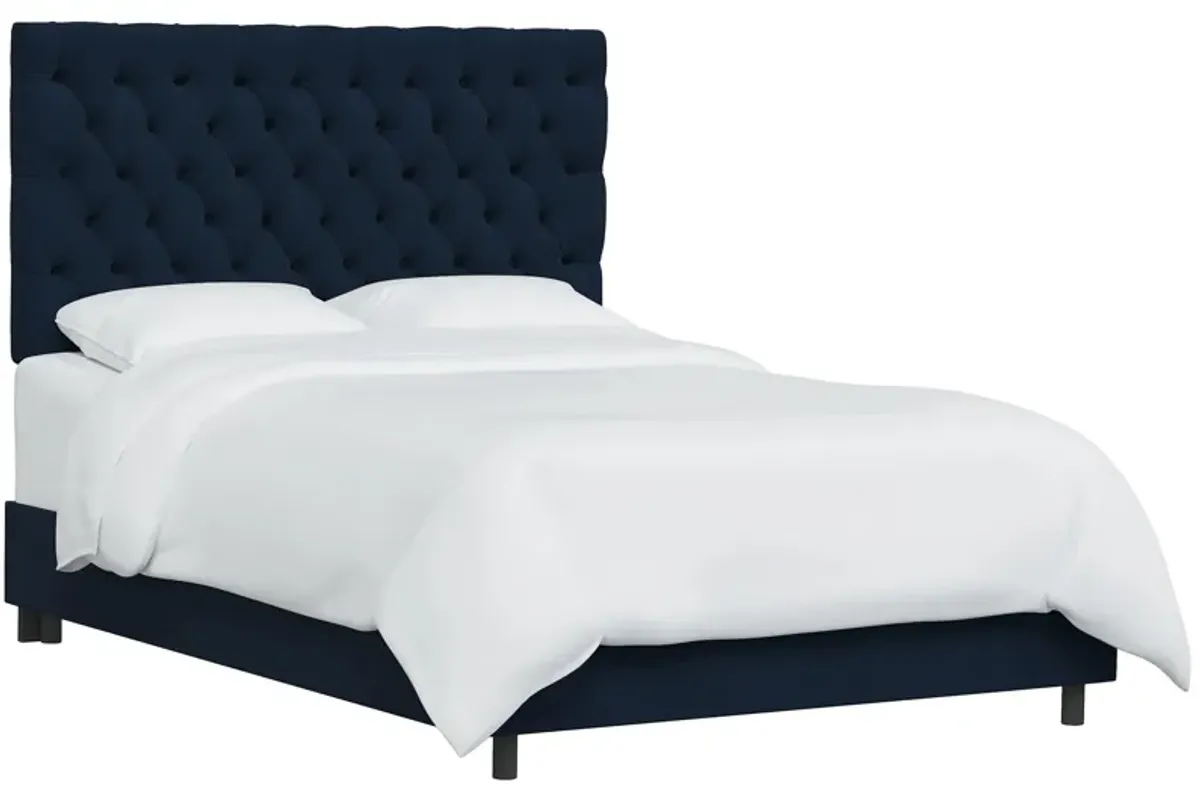 Queensbury Bed in Velvet Ink by Skyline