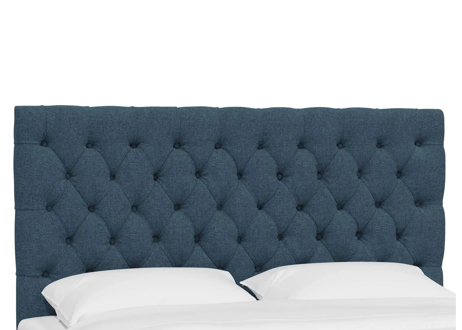 Queensbury Headboard in Zuma Navy by Skyline